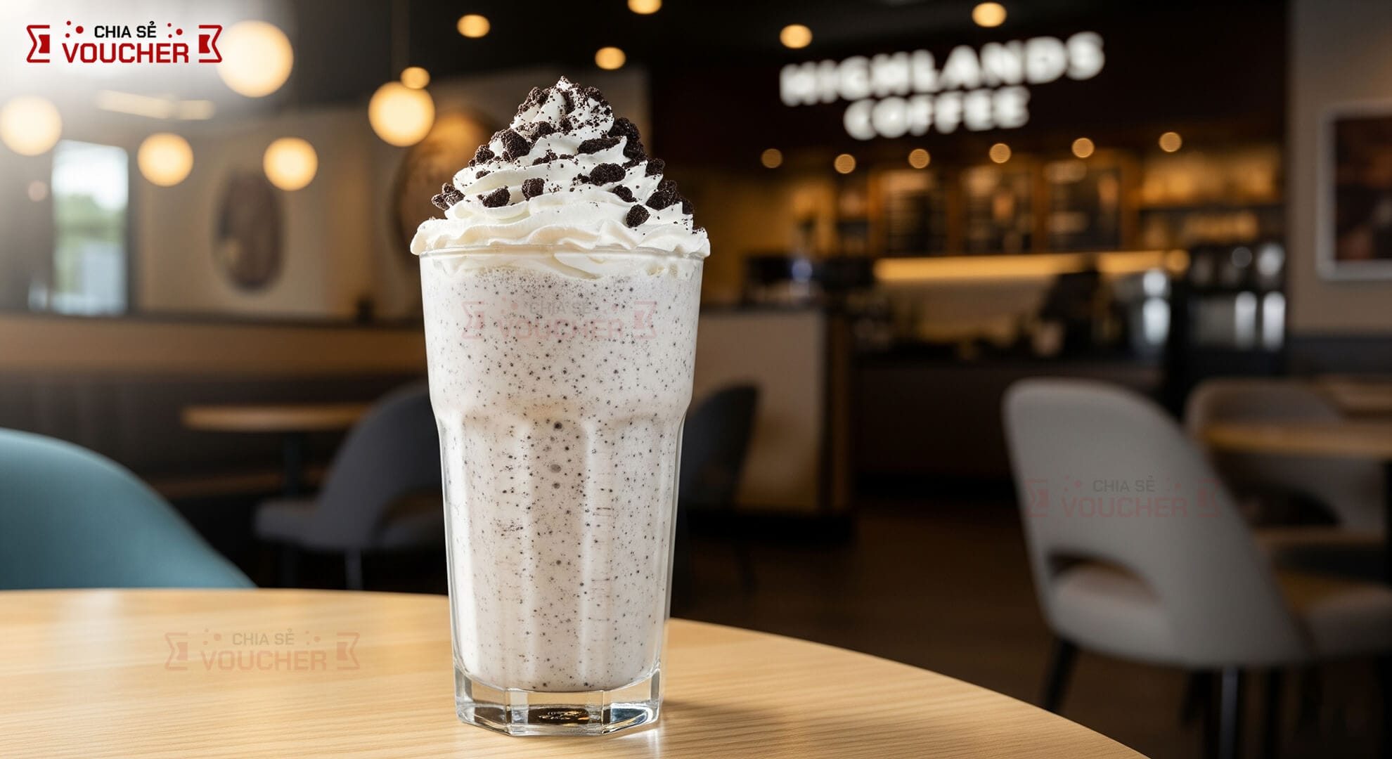 Freeze Cookies & Cream tại Highlands Coffee