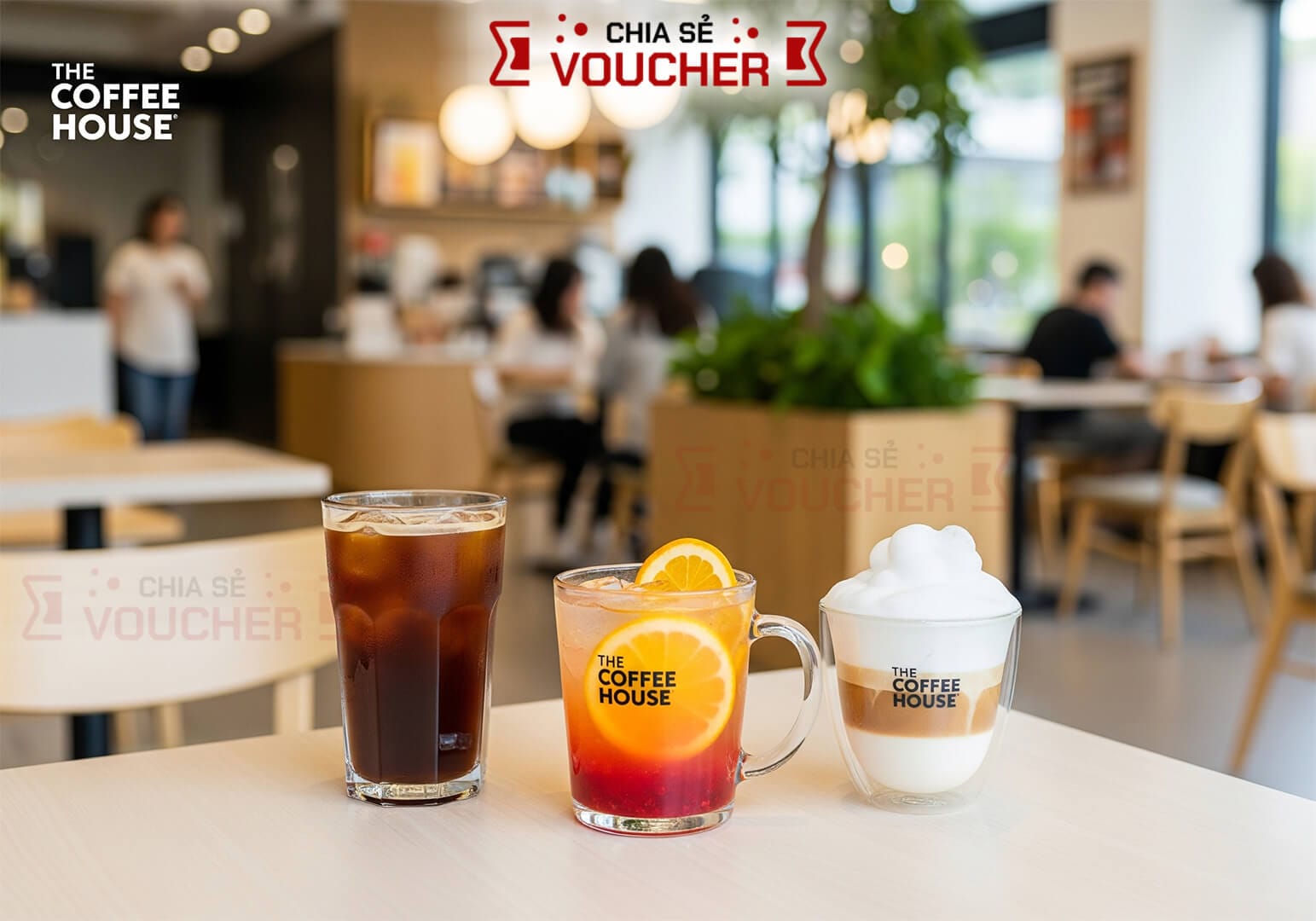 Hương vị các món đồ uống tại The Coffee House