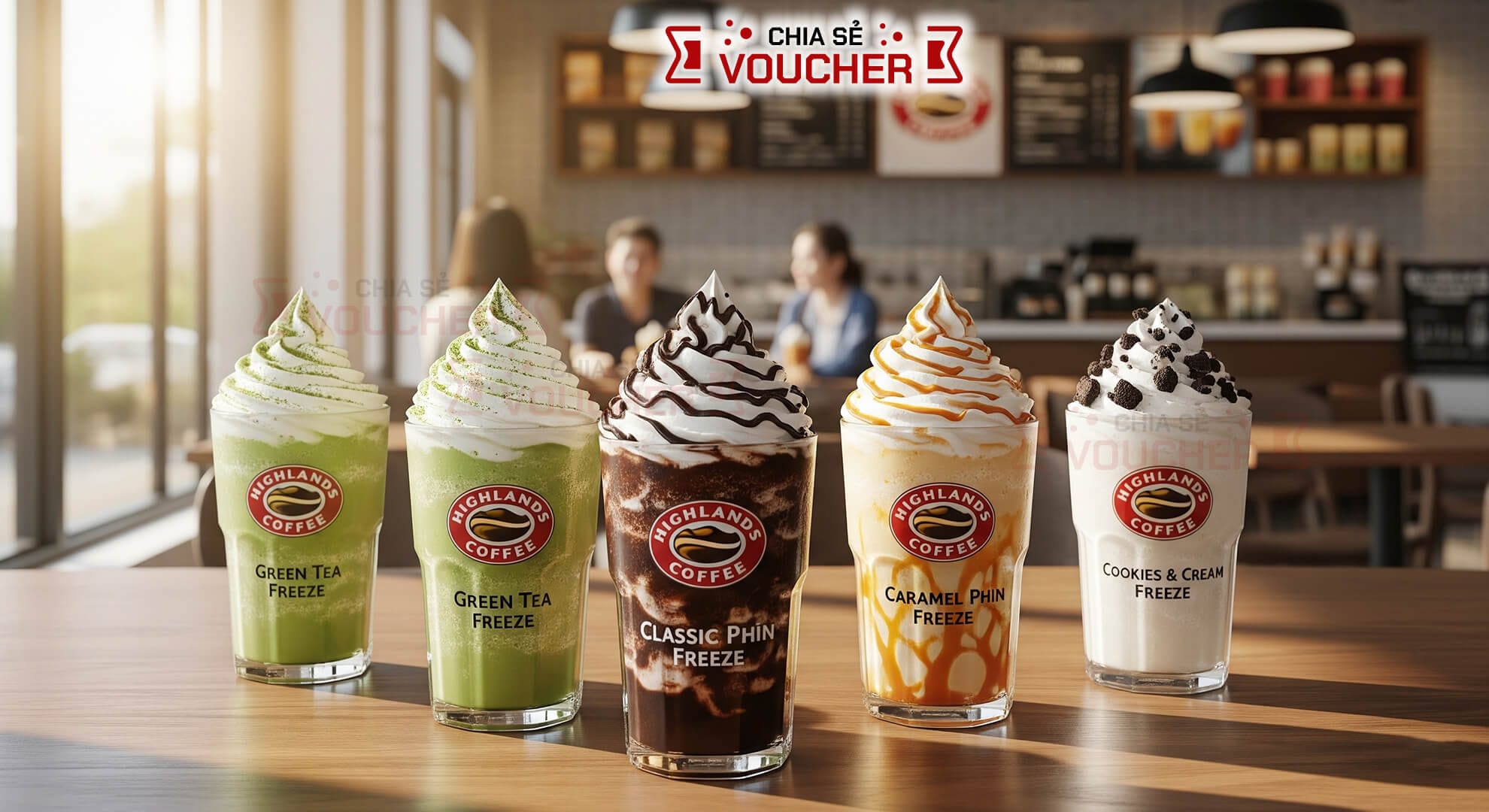 Khám phá các món Freeze tại Highlands Coffee