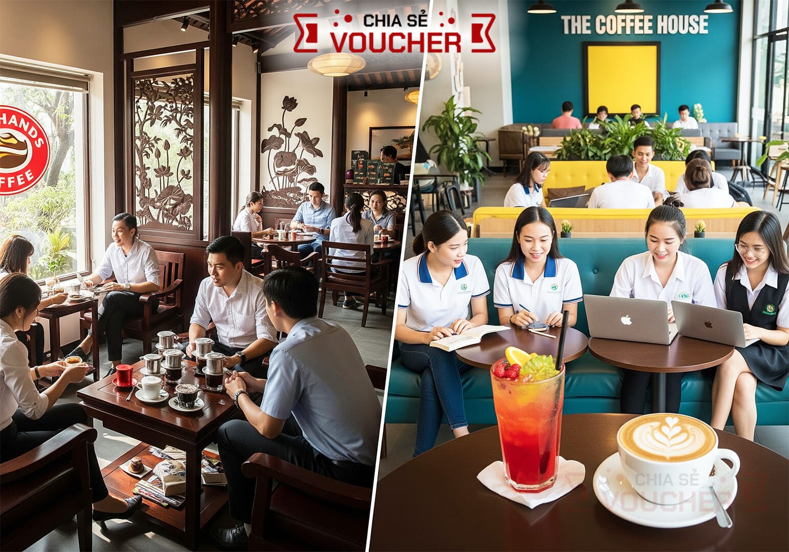 So sánh hương vị của Highlands Coffee và The Coffee House