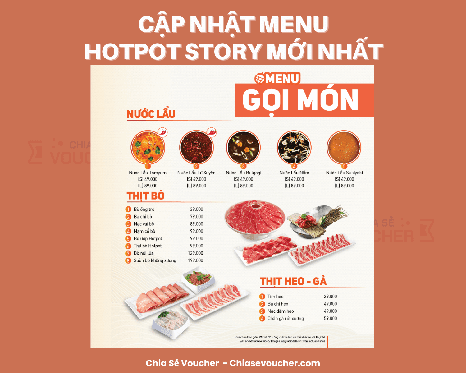 [2026] Cập nhật menu Hotpot Story mới nhất