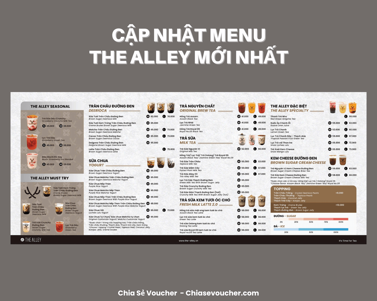 [2026] Cập nhật menu The Alley mới nhất