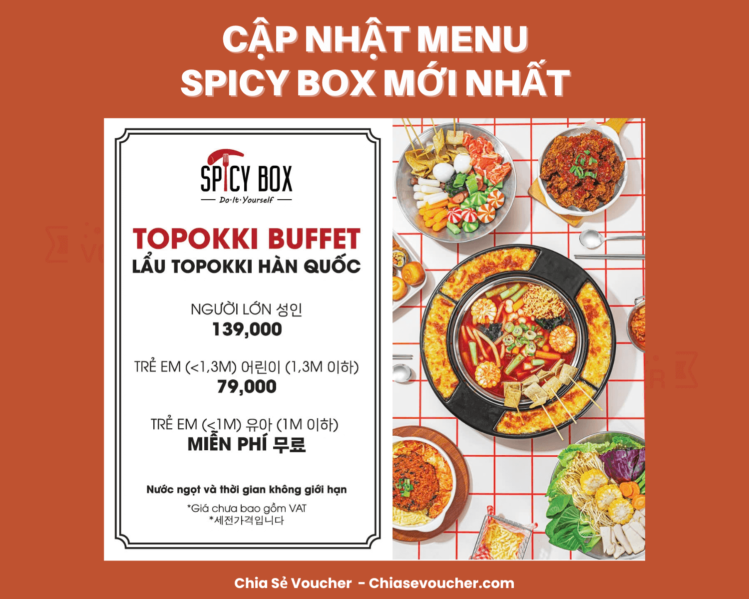 [2026] Cập nhật menu Spicy Box mới nhất - Chia Sẻ Voucher